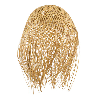 MANILA 00713 Boho Κρεμαστό Φωτιστικό Οροφής με Ντουί 1 x E27 AC 220-240V IP20 - Μπεζ - Μ50 x Π50 x Υ70