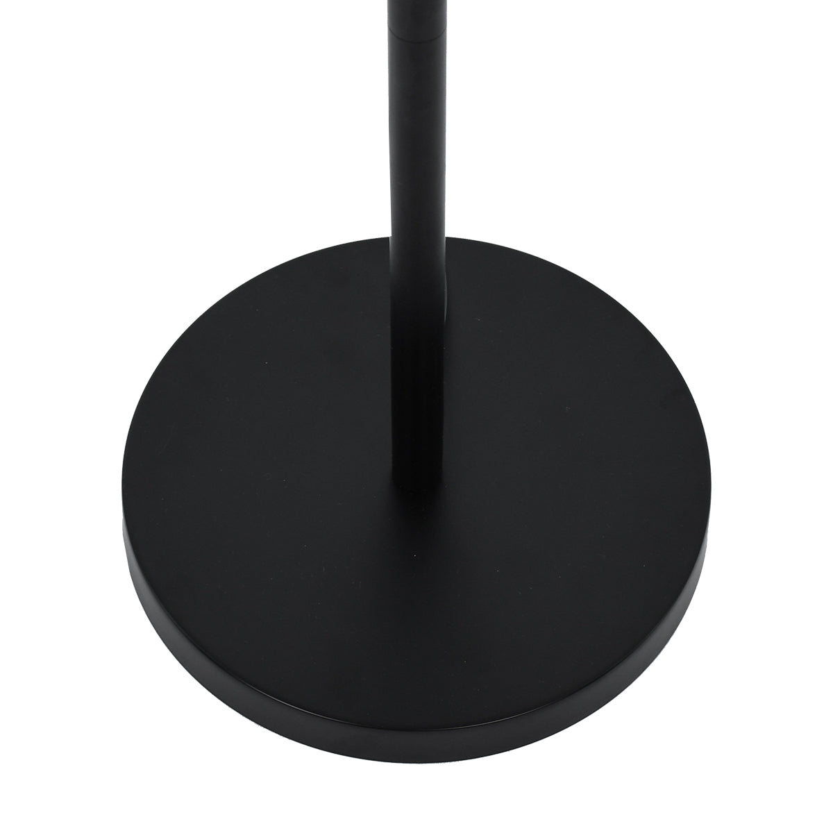 CEDAR 00827 Μοντέρνο Φωτιστικό Δαπέδου Μονόφωτο 1 x E27 Μαύρο Μεταλλικό Καμπάνα με Μαύρο Ύφασμα & Εφέ Ξύλου D40 x H148cm