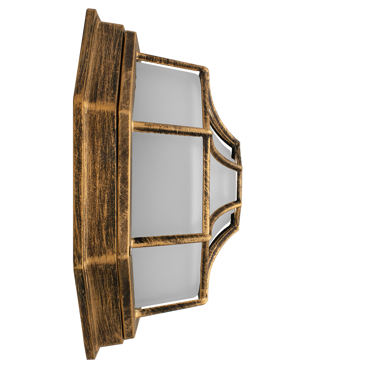 RUBY 00913 Vintage Φωτιστικό Οροφής με Ντουί 1 x E27 AC 220-240V IP20 - Χάλκινο Εφέ Σκουριάς - Μ27 x Π27 x Υ12