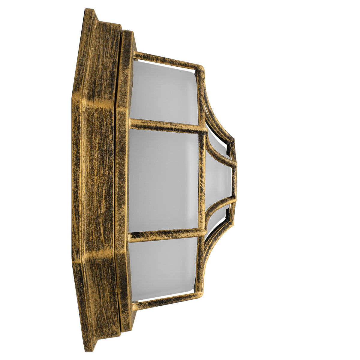 RUBY 00914 Vintage Φωτιστικό Οροφής με Ντουί 1 x E27 AC 220-240V IP20 - Μπρούτζινο Εφέ Σκουριάς - Μ27 x Π27 x Υ12