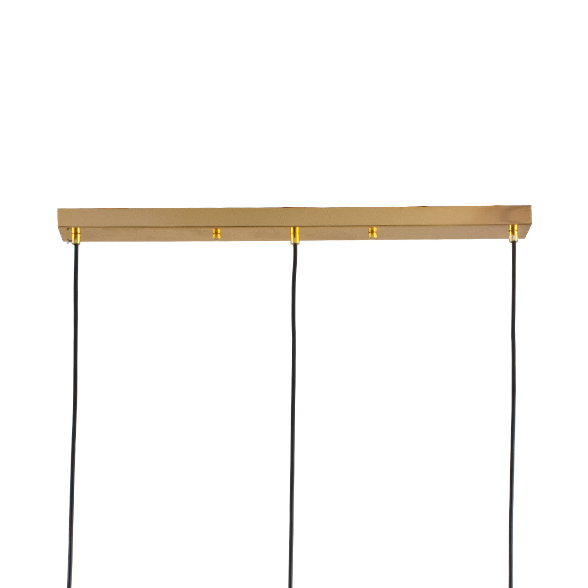 MONROE 00955 Μοντέρνο Κρεμαστό Φωτιστικό Οροφής με Ντουί 3 x E27 AC 220-240V IP20 - Χρυσό & Λευκό - Μ74 x Π25 x Υ50