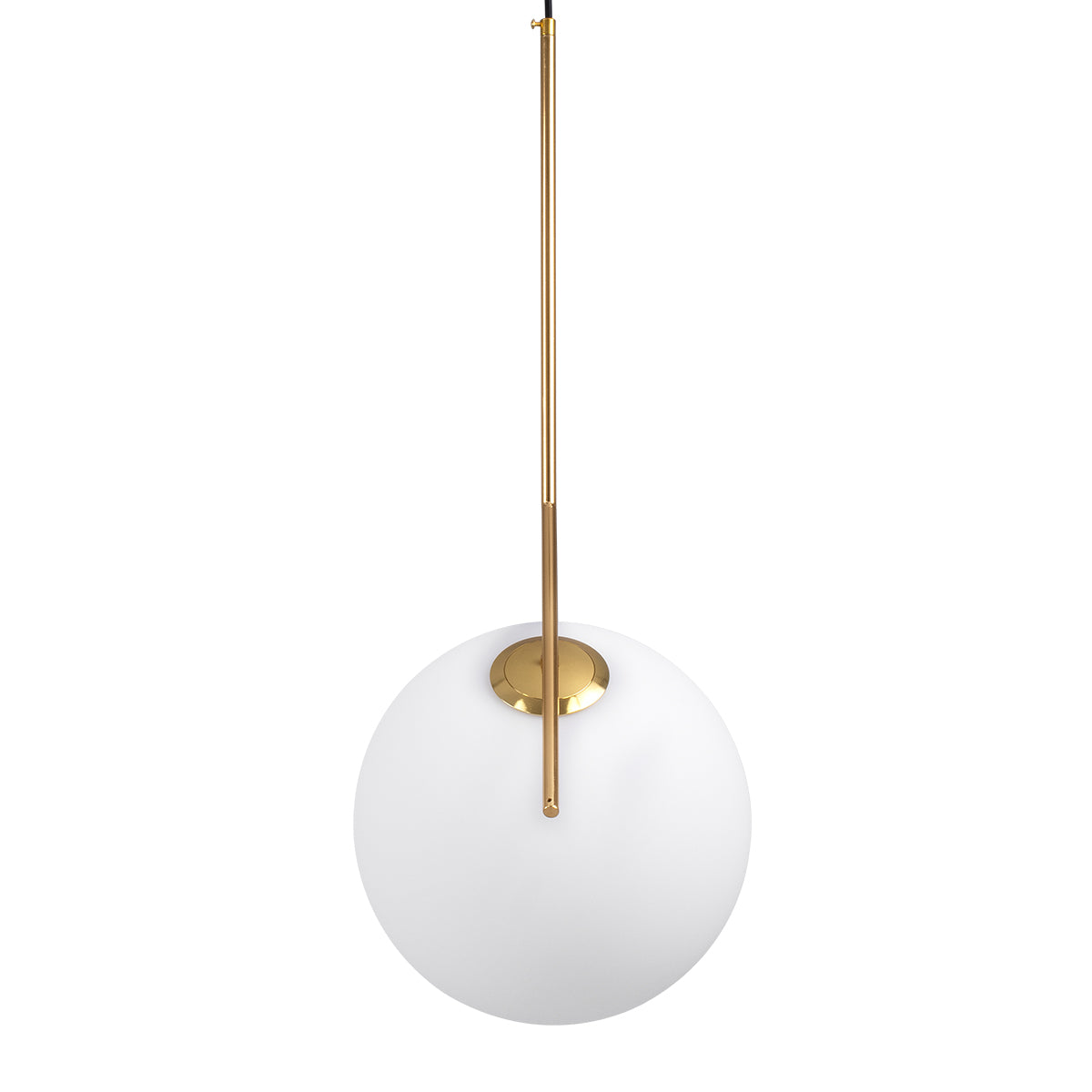 MONROE 00956 Μοντέρνο Κρεμαστό Φωτιστικό Οροφής με Ντουί 1 x E27 AC 220-240V IP20 - Χρυσό & Λευκό - Μ30 x Π30 x Υ75