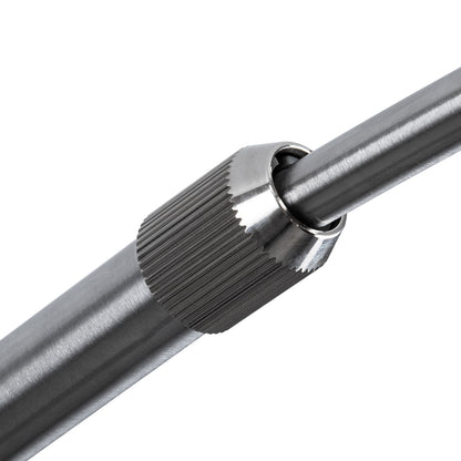 PRAGUE 00989 Μοντέρνο Επιδαπέδιο Φωτιστικό με Ντουί 1 x E27 AC 220-240V IP20 - Νίκελ Βούρτσας - Μ90 x Π29.5 x Υ180