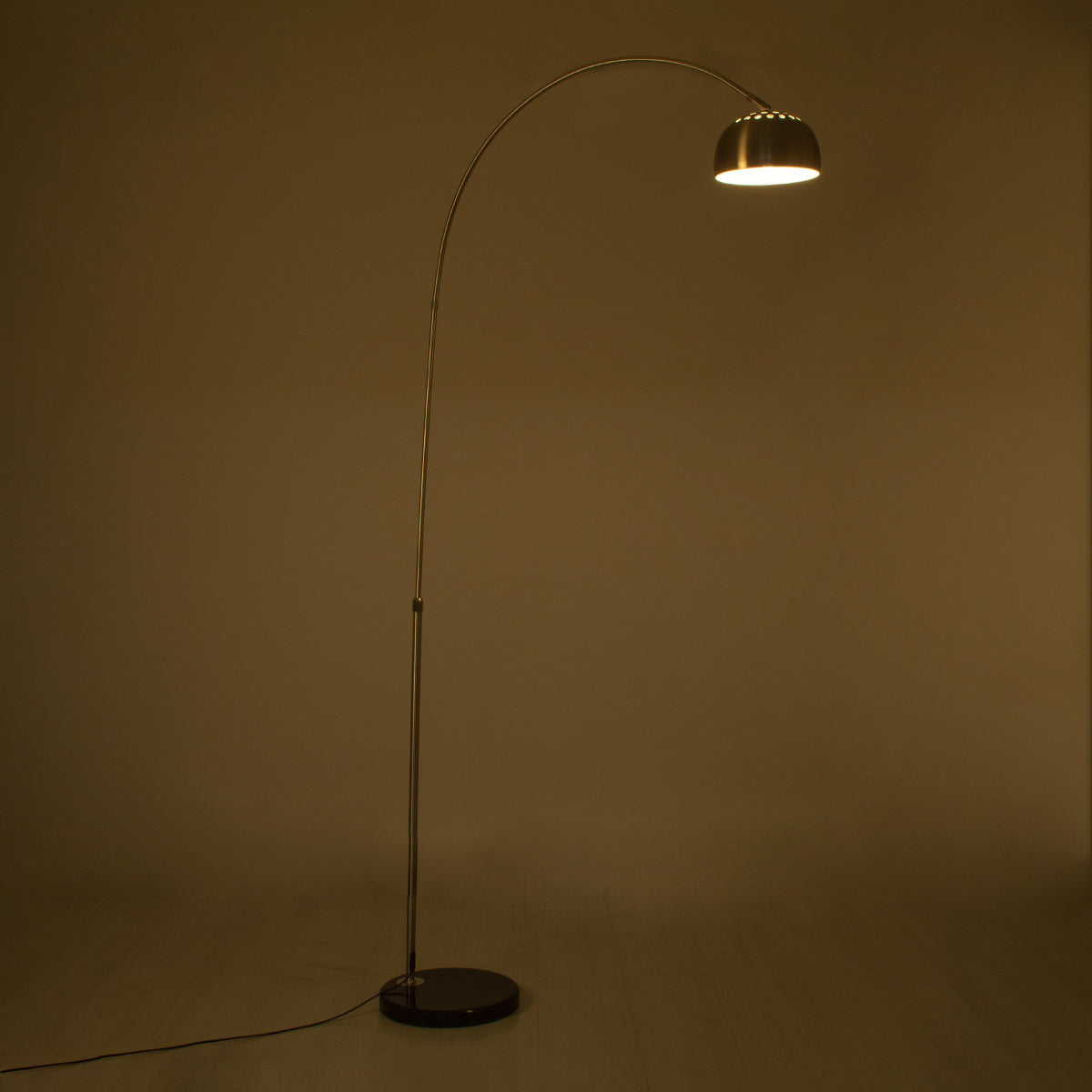 PRAGUE 00989 Μοντέρνο Επιδαπέδιο Φωτιστικό με Ντουί 1 x E27 AC 220-240V IP20 - Νίκελ Βούρτσας - Μ90 x Π29.5 x Υ180