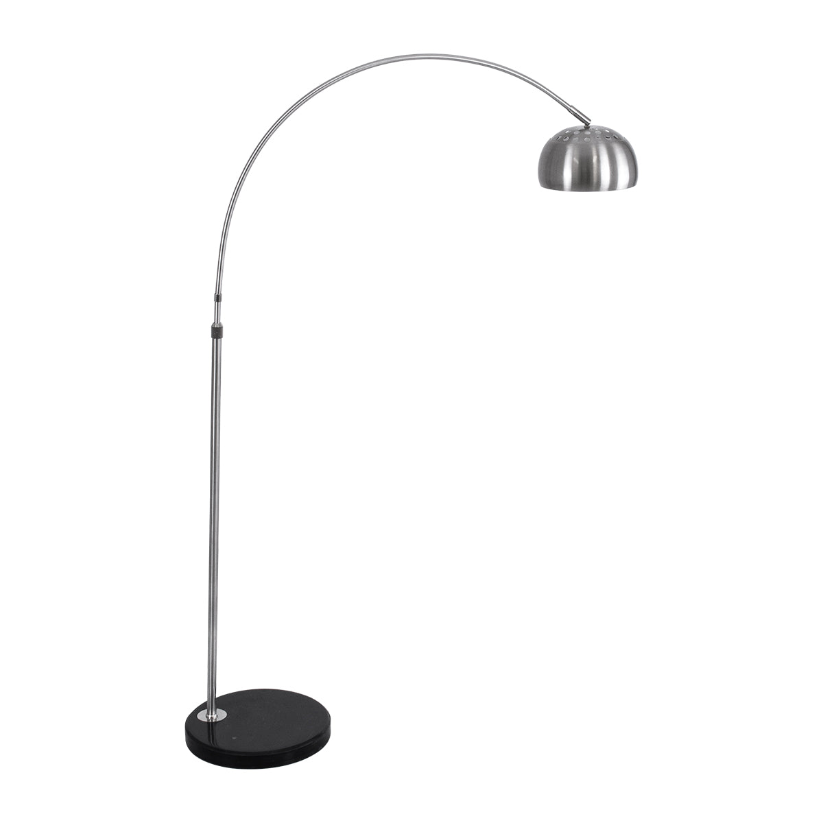 PRAGUE 00989 Μοντέρνο Επιδαπέδιο Φωτιστικό με Ντουί 1 x E27 AC 220-240V IP20 - Νίκελ Βούρτσας - Μ90 x Π29.5 x Υ180