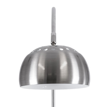 PRAGUE 00989 Μοντέρνο Επιδαπέδιο Φωτιστικό με Ντουί 1 x E27 AC 220-240V IP20 - Νίκελ Βούρτσας - Μ90 x Π29.5 x Υ180