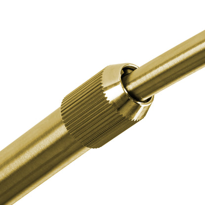 PRAGUE 00992 Μοντέρνο Επιδαπέδιο Φωτιστικό με Ντουί 1 x E27 AC 220-240V IP20 - Χρυσό Βούρτσας - Μ210 x Π45 x Υ220