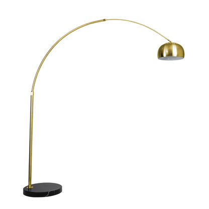 PRAGUE 00992 Μοντέρνο Επιδαπέδιο Φωτιστικό με Ντουί 1 x E27 AC 220-240V IP20 - Χρυσό Βούρτσας - Μ210 x Π45 x Υ220