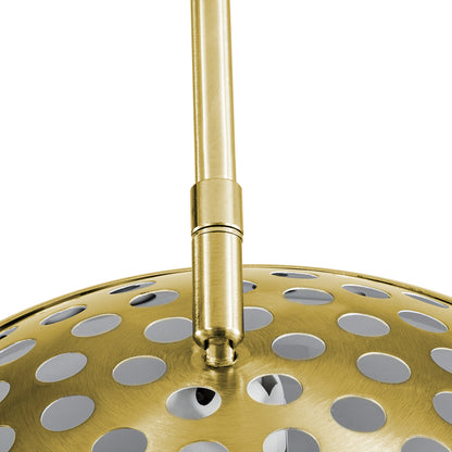 PRAGUE 00992 Μοντέρνο Επιδαπέδιο Φωτιστικό με Ντουί 1 x E27 AC 220-240V IP20 - Χρυσό Βούρτσας - Μ210 x Π45 x Υ220