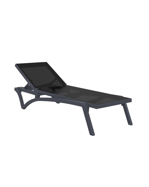 Pacific/S Ξαπλώστρα Ανθρακί 193x68x35