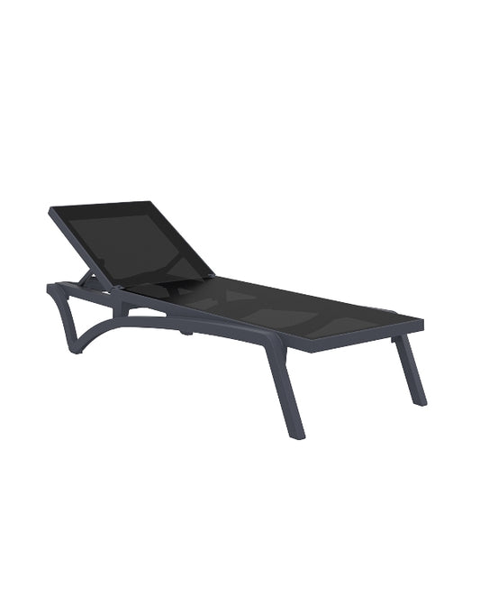 Pacific/S Ξαπλώστρα Ανθρακί 193x68x35