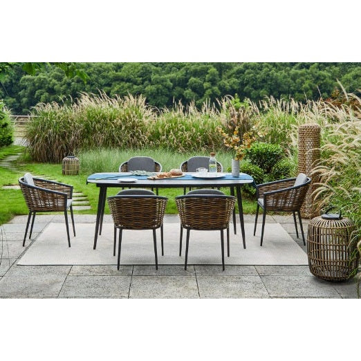 Musses Rattan/D7 Dining Set Ανθρακί
