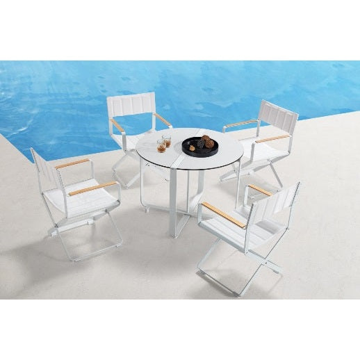 Clint/D5 Dining Set Λευκό