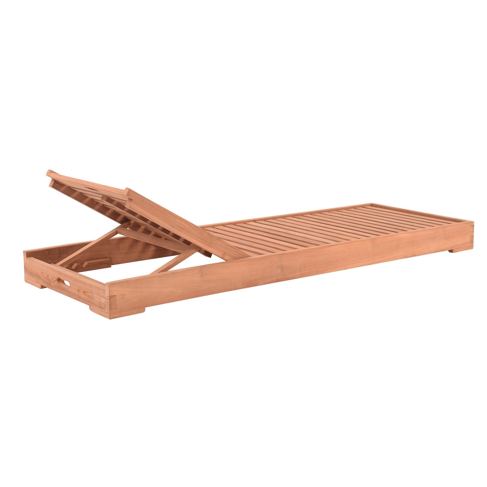 Aberdeen Ξαπλώστρα Teak 200x65x14