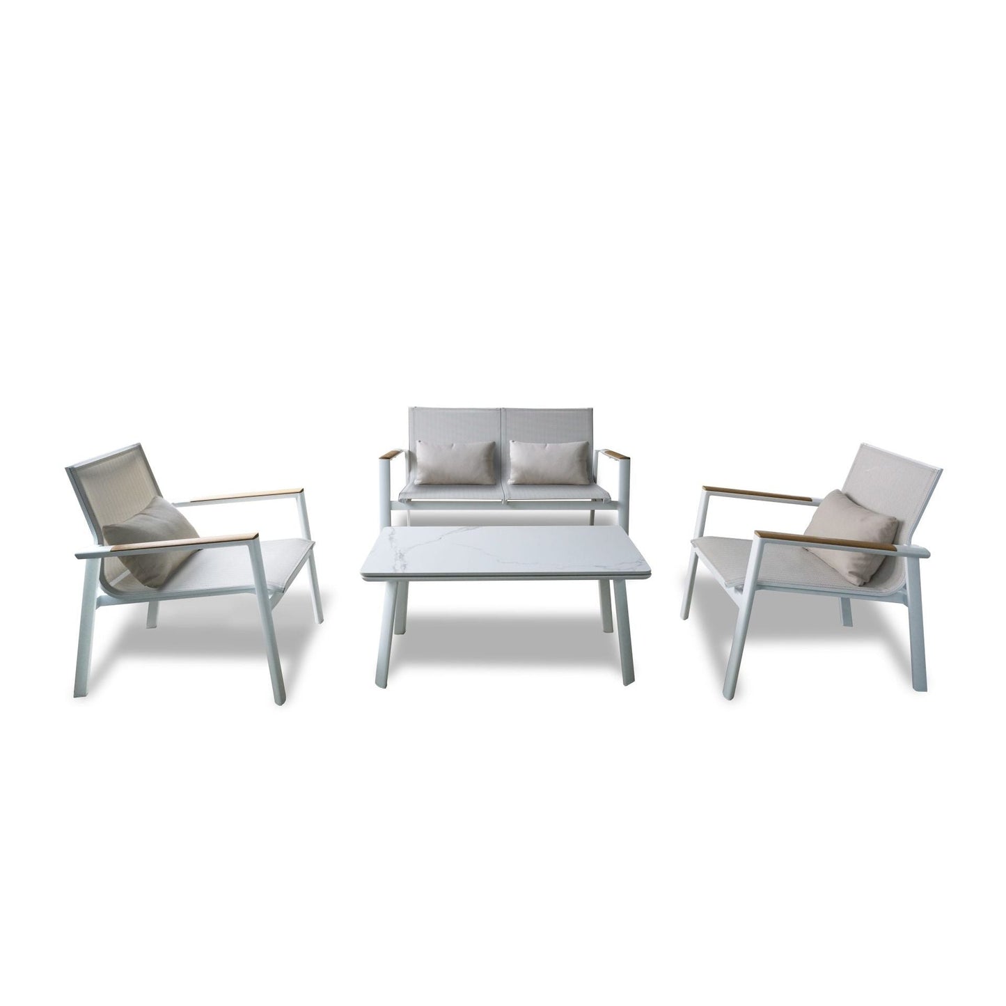 Aspen-2/Λευκό Lounge Set