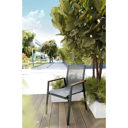 Aspen/D7-Ανθρακί Dining Set