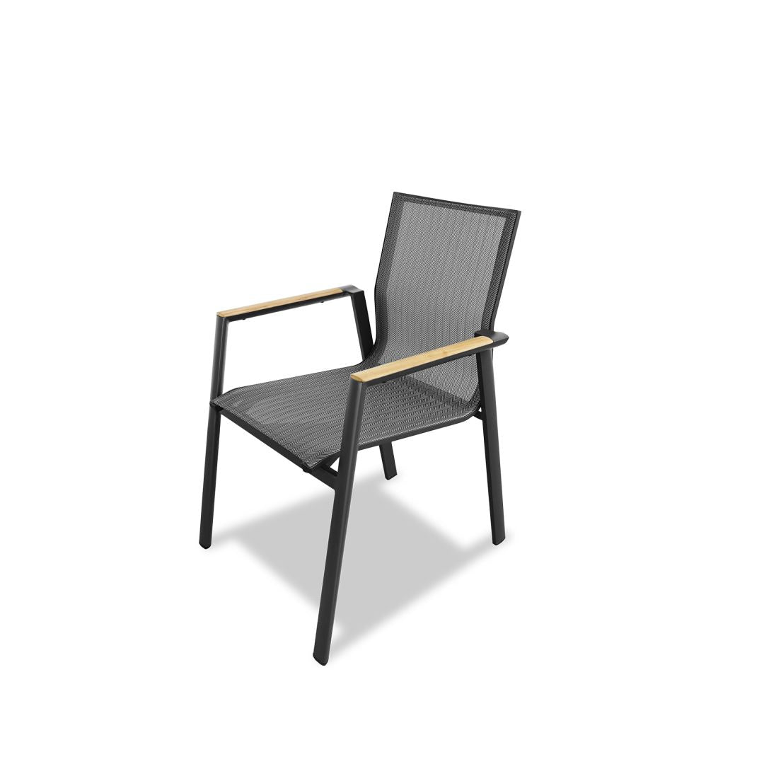 Aspen/D7-Ανθρακί Dining Set