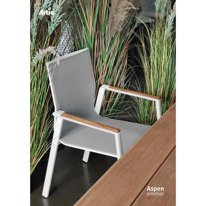Aspen/D7-Λευκό Dining Set
