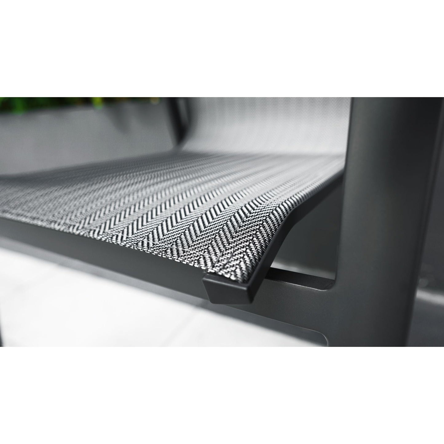 Aspen Πολυθρόνα Ανθρακί Αλουμινίου 67x58x88