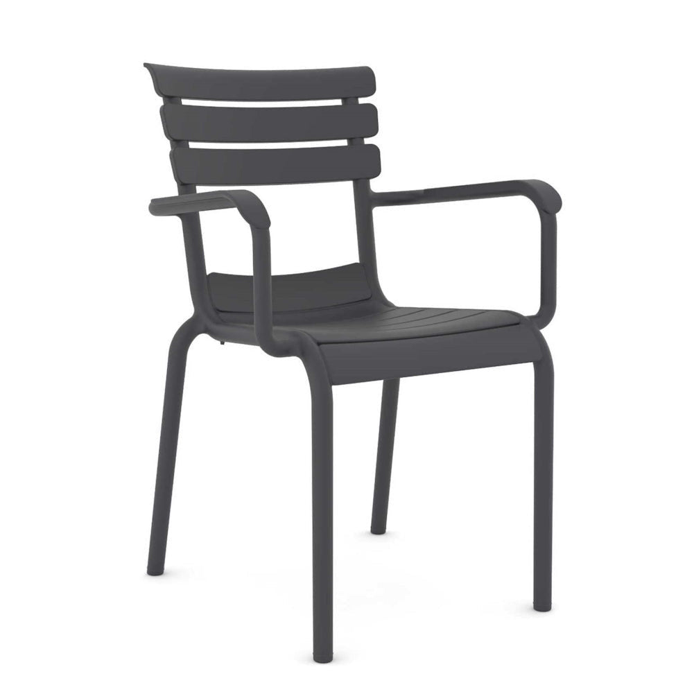 Hera P-PL Πολυθρόνα PP Ανθρακί 58x58x84