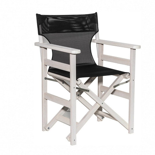 Hydra Πολυθρόνα Σκηνοθέτη Λευκό 59x58x84