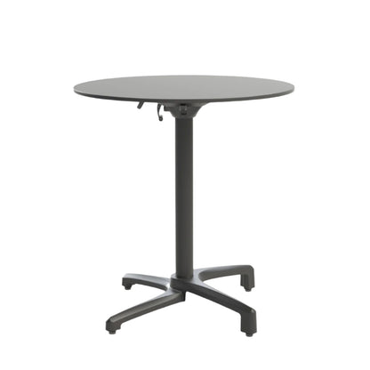 Elsa/R Folding Βάση Τραπεζιού Μαύρη 60x60x72