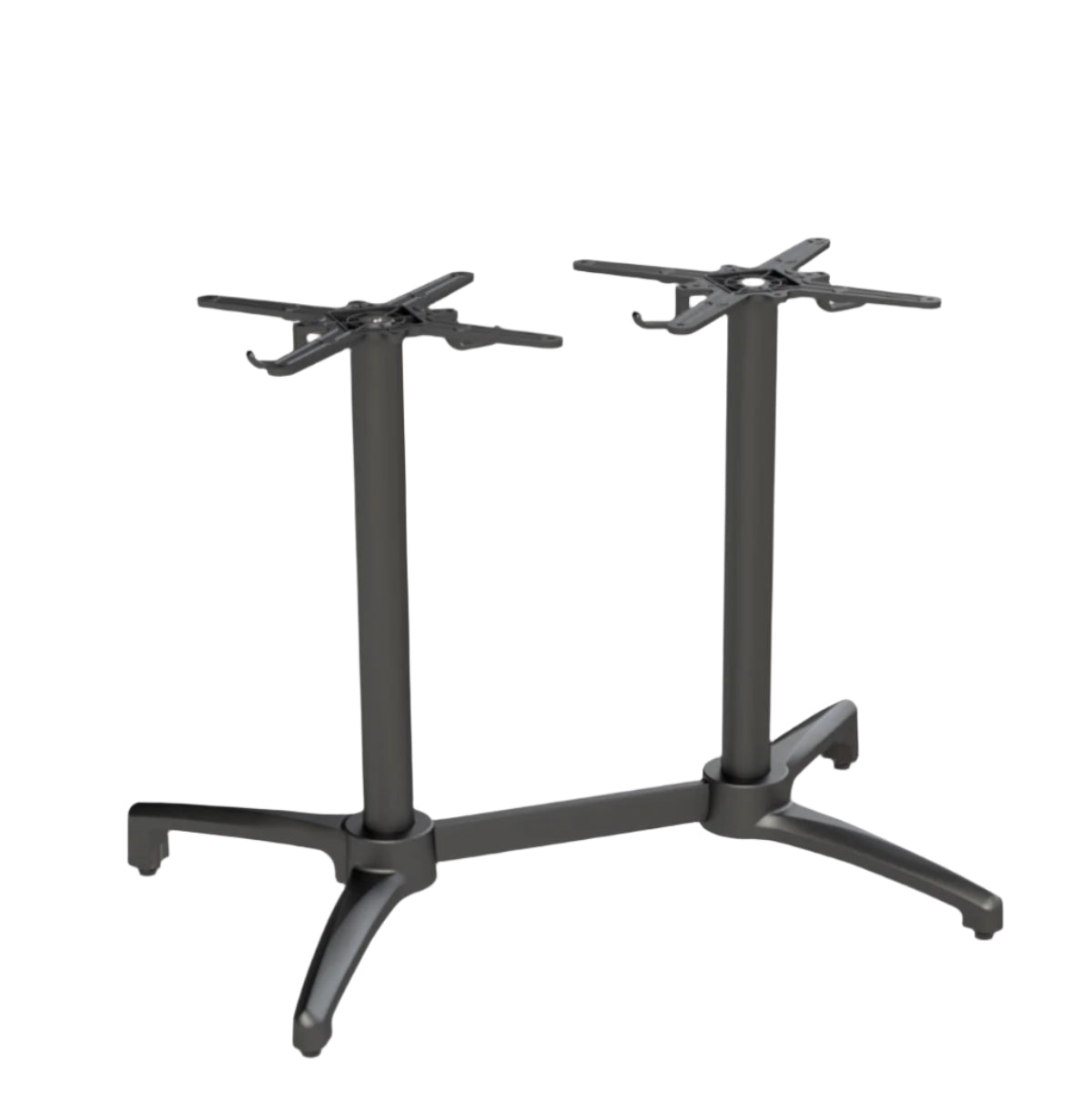 Elsa/D Double Βάση Τραπεζιού Μαύρη 95x50x72