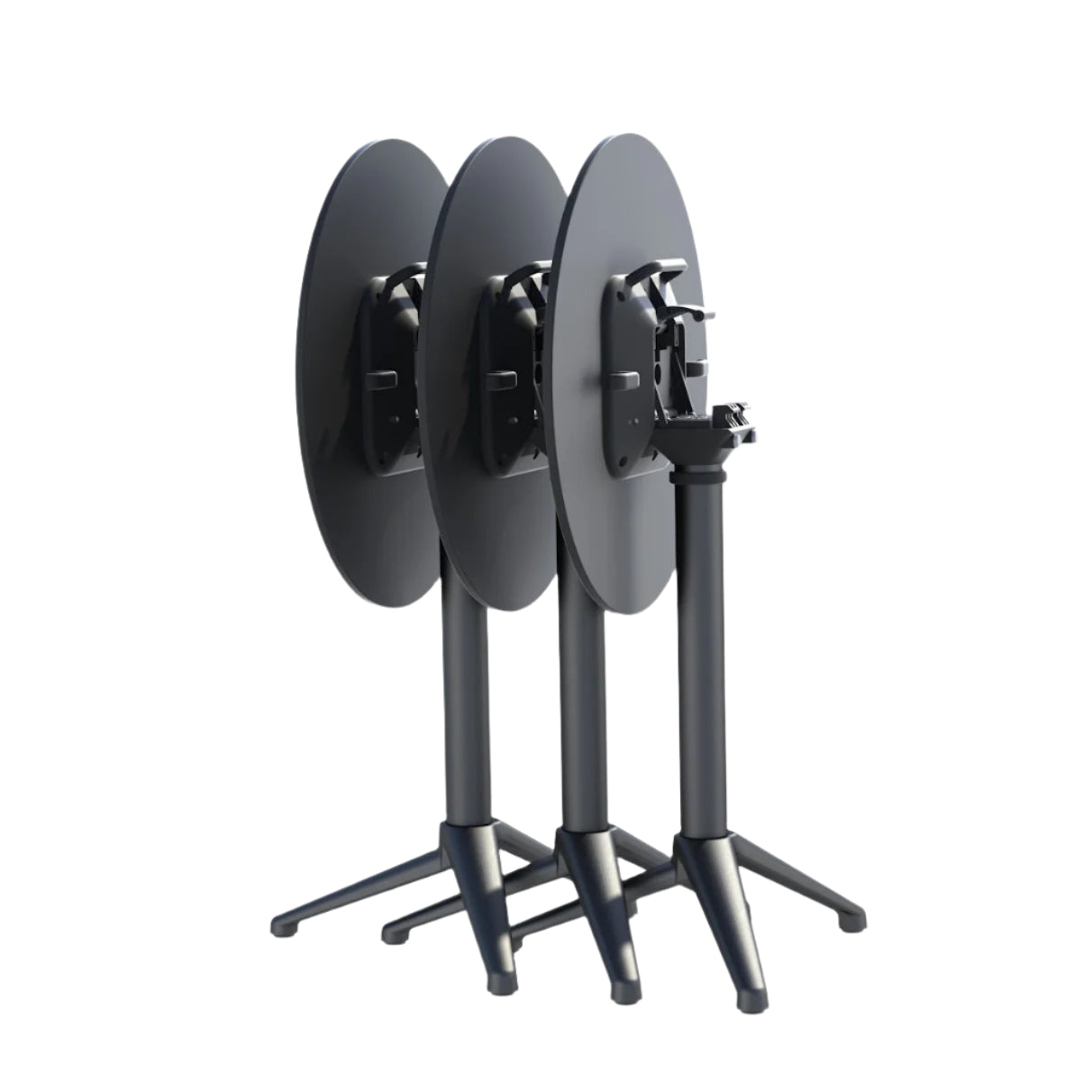 Anna/R Folding Βάση Τραπεζιού Μαύρη 60x60x72