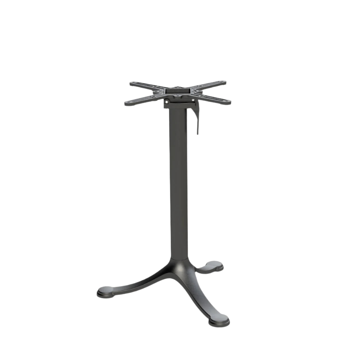 Miffy/R Folding Βάση Τραπεζιού Μαύρο Σαγρέ 60x60x72