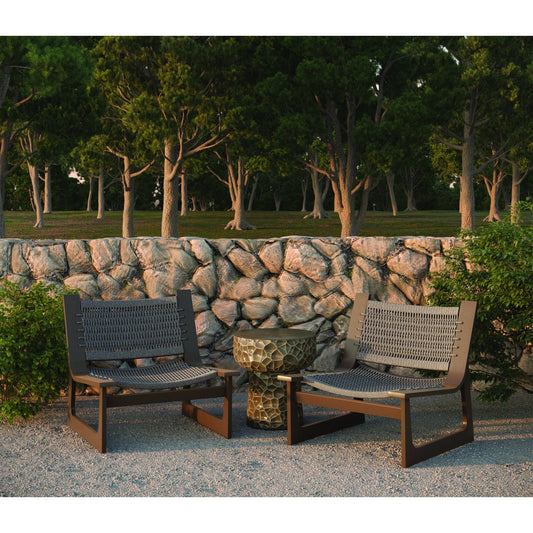 Cozumel Lounge Set Aλουμινίου 3 Τεμαχίων