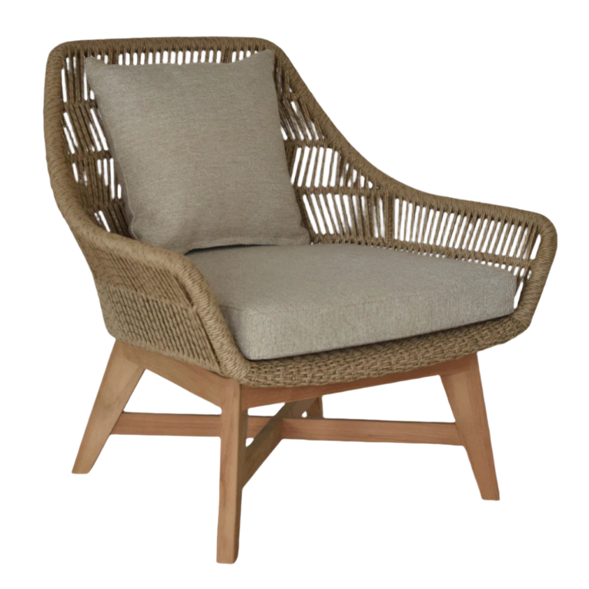 Barbara/L-Rattan Πολυθρόνα 76x59x78