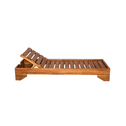 Santero Ξαπλώστρα Teak 198x75x28
