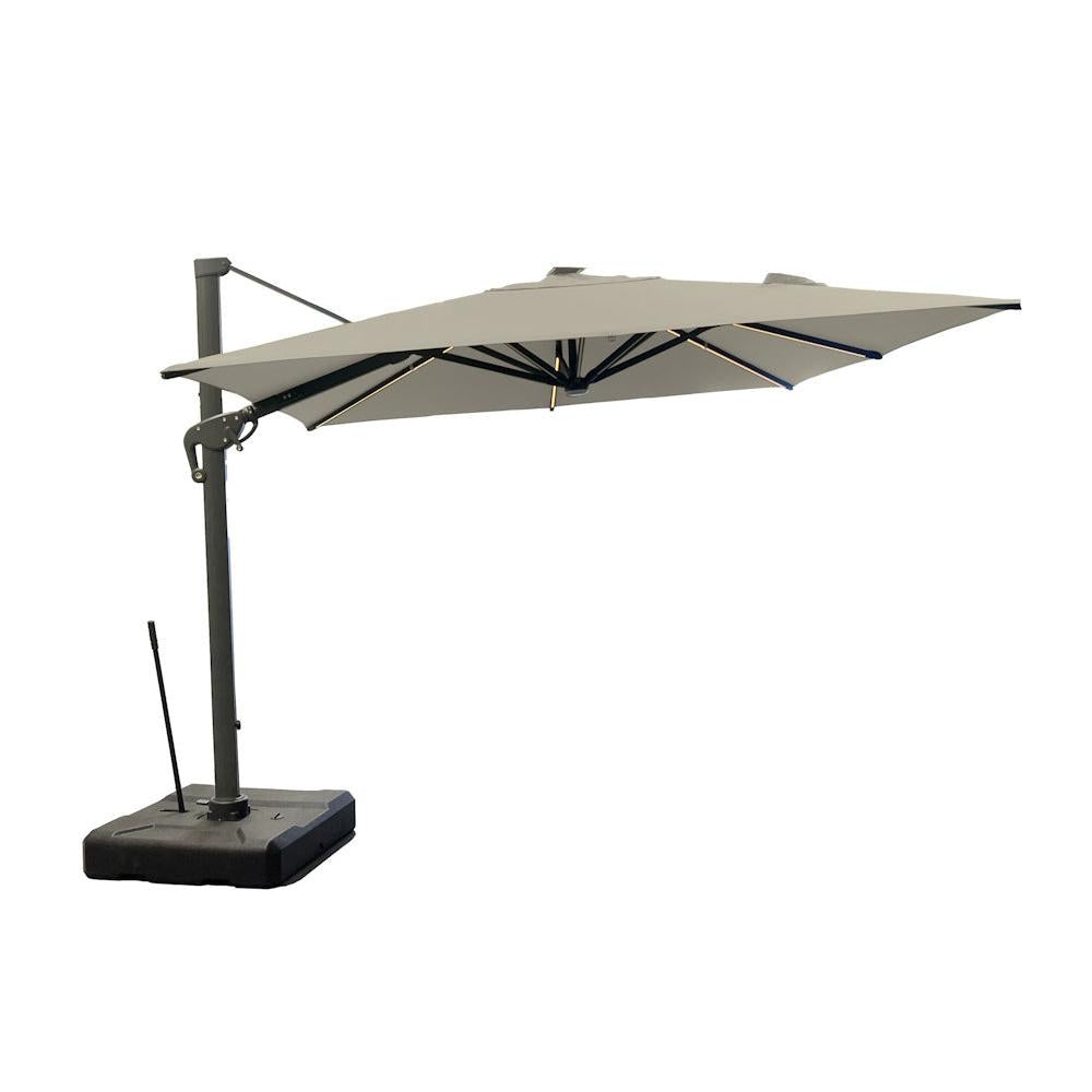 Roma/C DELUXE Γωνιακή Ομπρέλα Αλουμινίου 300x300x300