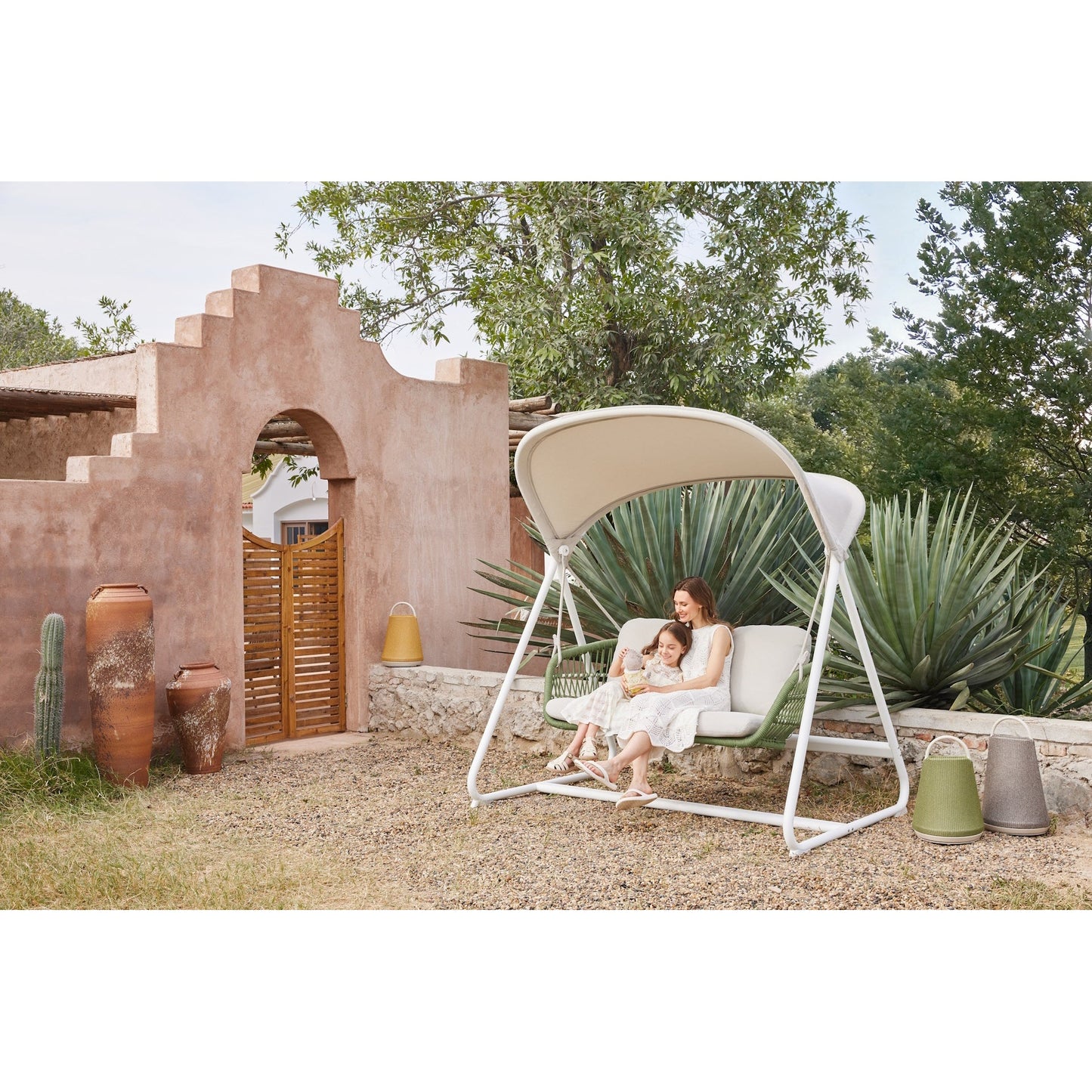 Bari Κούνια Λευκή 190x132x201