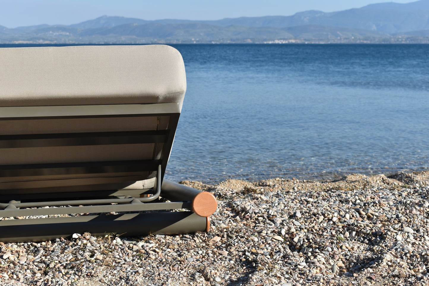 Cayenne/Taupe Ξαπλώστρα Αλουμινίου 200x93x35