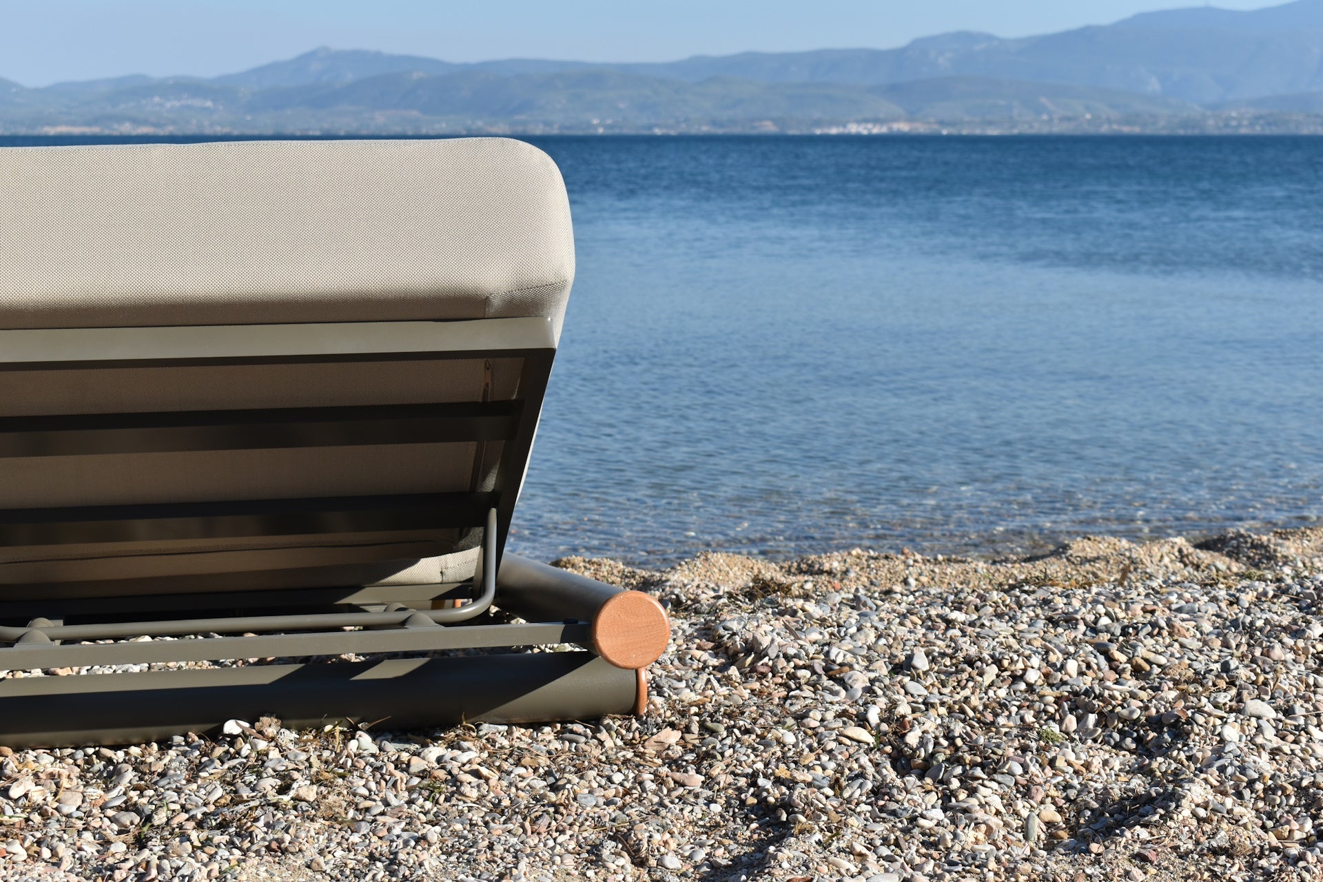 Cayenne/Taupe Ξαπλώστρα Αλουμινίου 200x93x35