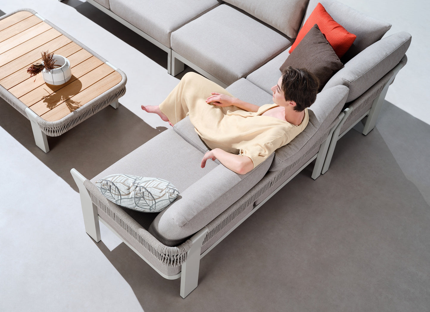 Borromeo/C5 Γωνιακό Lounge Set