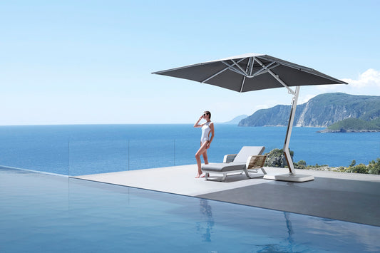 Wing/C-3x3m DELUXE Γωνιακή Ομπρέλα 300x300x277