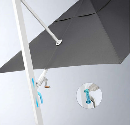 Wing/C-3x3m DELUXE Γωνιακή Ομπρέλα 300x300x277