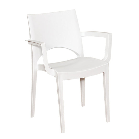 Paris/P-PP Πολυθρόνα Λευκό 58x51x80