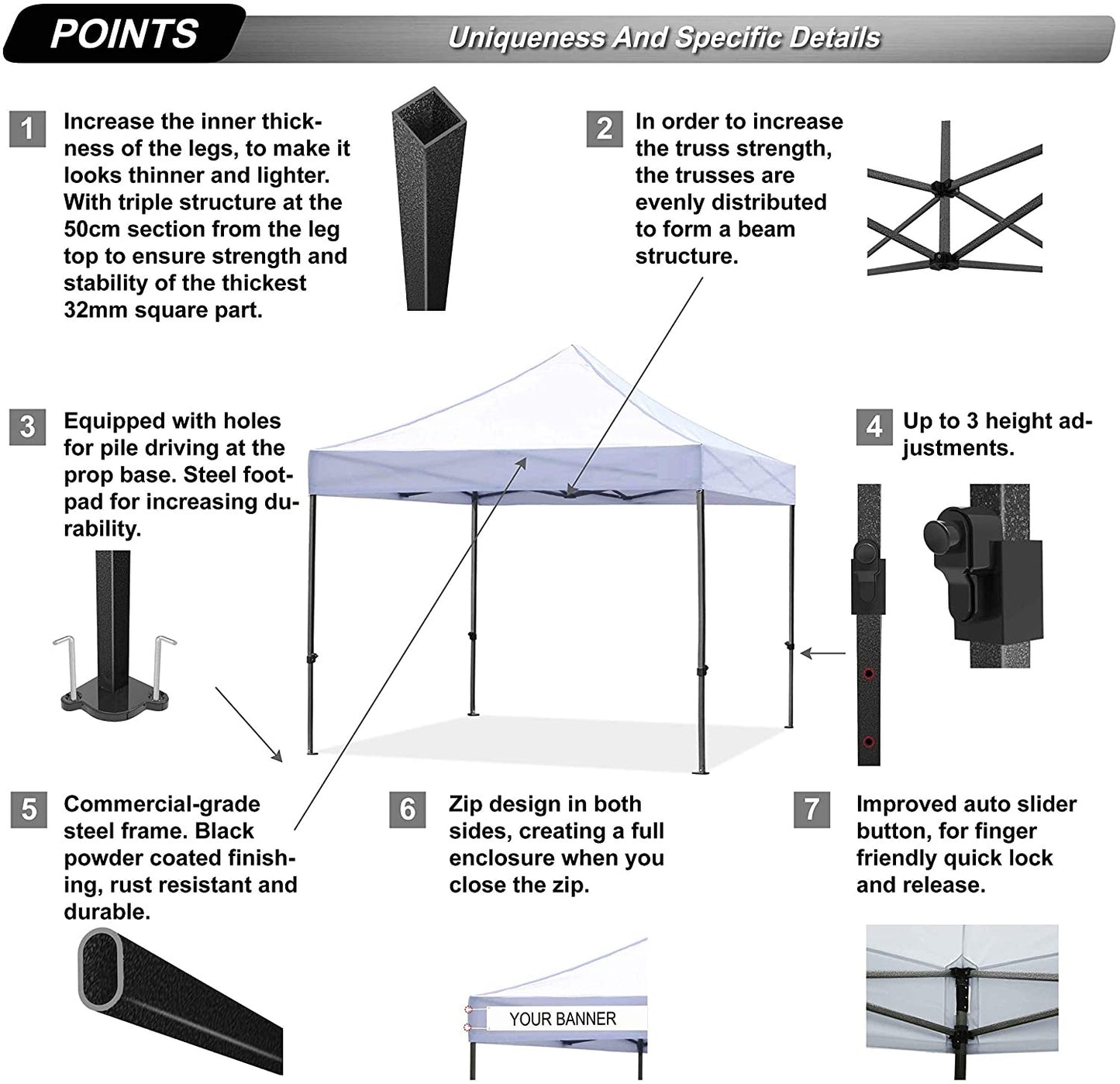 Κιόσκι Gazebo 300x300x310
