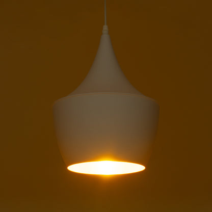 SHANGHAI 01026 Μοντέρνο Κρεμαστό Φωτιστικό Οροφής με Ντουί 3 x E27 AC 220-240V IP20 - Λευκό & Χρυσό - Μ79.5 x Π79.5 x Υ38 - Σετ 3 Τεμαχίων