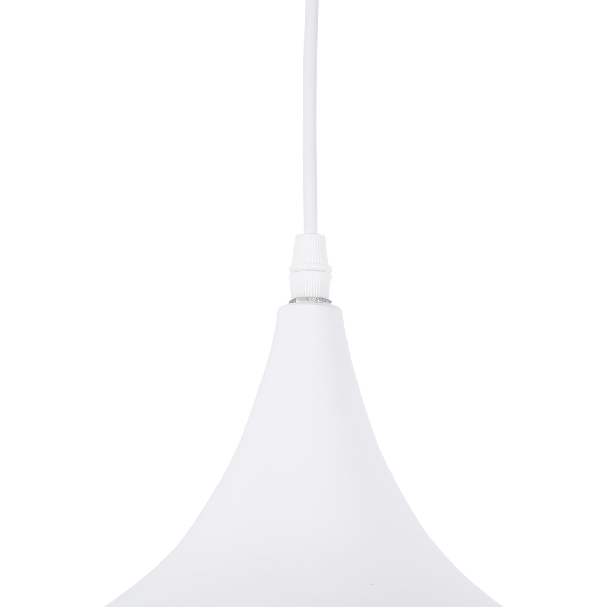 SHANGHAI 01026 Μοντέρνο Κρεμαστό Φωτιστικό Οροφής με Ντουί 3 x E27 AC 220-240V IP20 - Λευκό & Χρυσό - Μ79.5 x Π79.5 x Υ38 - Σετ 3 Τεμαχίων