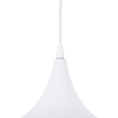 SHANGHAI 01026 Μοντέρνο Κρεμαστό Φωτιστικό Οροφής με Ντουί 3 x E27 AC 220-240V IP20 - Λευκό & Χρυσό - Μ79.5 x Π79.5 x Υ38 - Σετ 3 Τεμαχίων