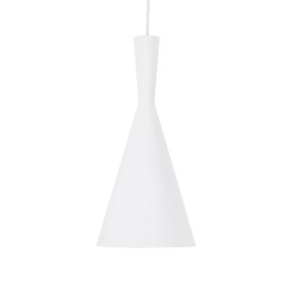 SHANGHAI 01026-C Μοντέρνο Κρεμαστό Φωτιστικό Οροφής με Ντουί 1 x E27 AC 220-240V IP20 - Λευκό & Χρυσό - Μ19 x Π19 x Υ38