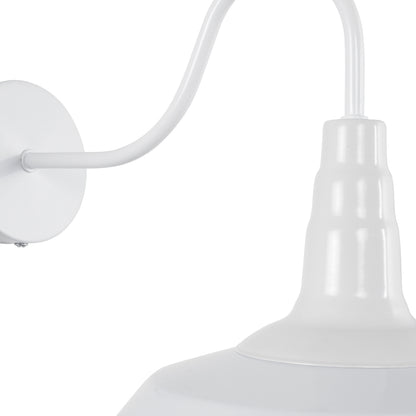 RAY 01066 Vintage Φωτιστικό Τοίχου - Απλίκα με Ντουί 1 x E27 AC 220-240V IP20 - Λευκό - Μ26 x Π37 x Υ32