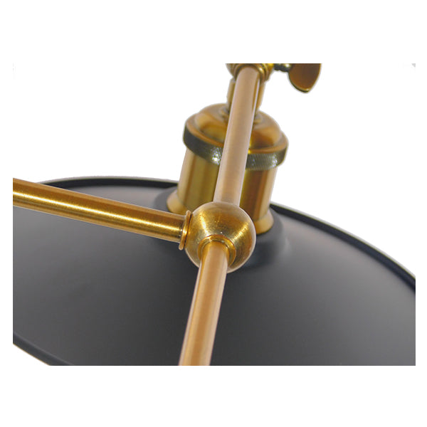 MINIMALL 01069 Vintage Φωτιστικό Τοίχου - Απλίκα με Ντουί 2 x E27 AC 220-240V IP20 - Μαύρο & Χρυσό - Μ30 x Π60 x Υ18