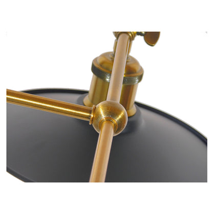 MINIMALL 01069 Vintage Φωτιστικό Τοίχου - Απλίκα με Ντουί 2 x E27 AC 220-240V IP20 - Μαύρο & Χρυσό - Μ30 x Π60 x Υ18