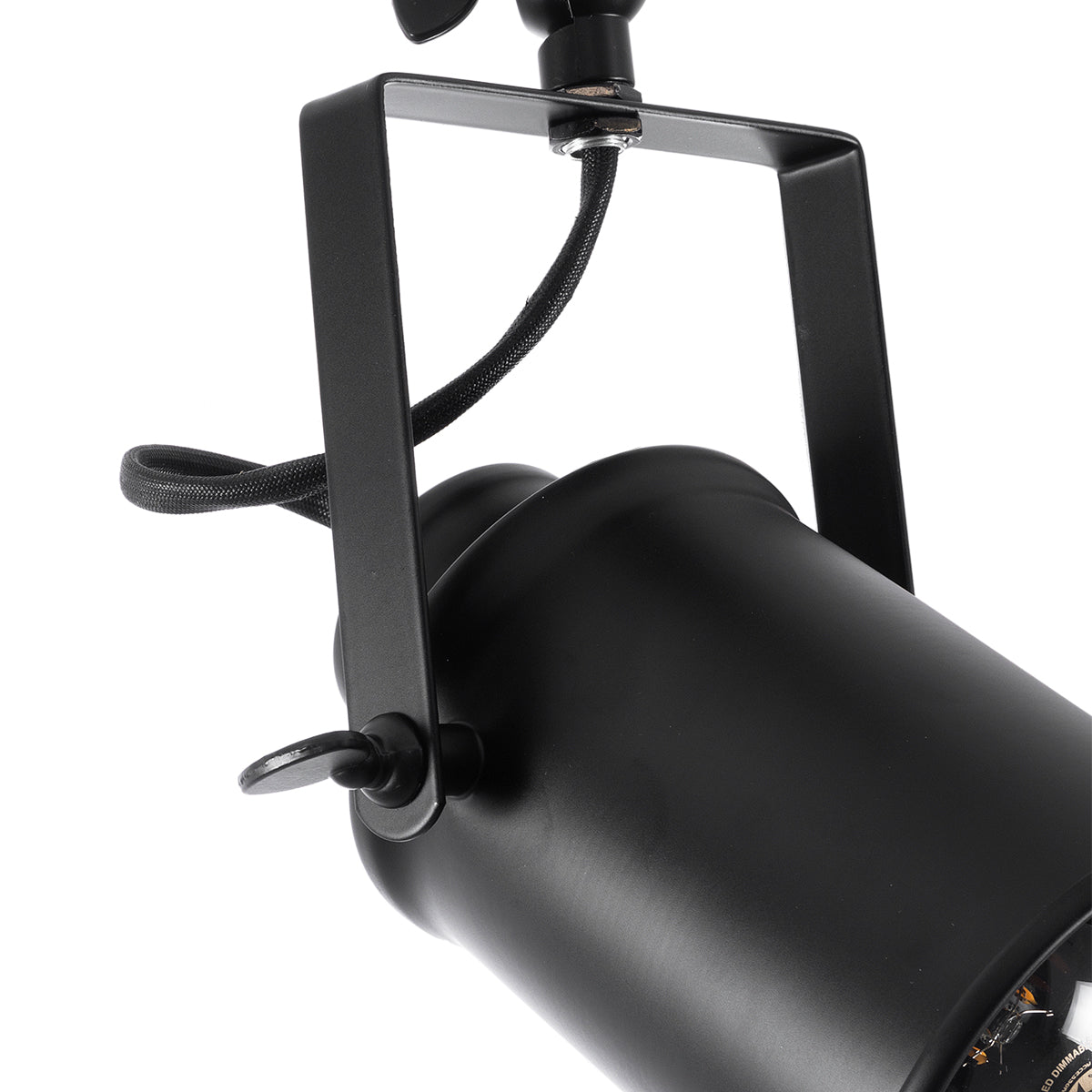 HOLLYWOOD 01153 Vintage Φωτιστικό Οροφής με Ντουί 1 x E27 AC 220-240V IP20 - Μαύρο - Μ8.5 x Π8.5 x Υ35