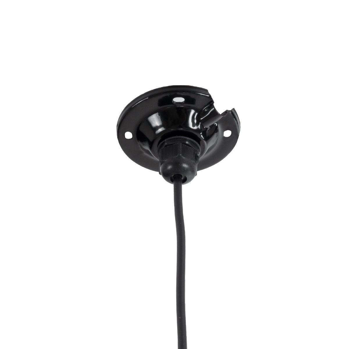 LOUVE 01177 Vintage Κρεμαστό Φωτιστικό Οροφής με Ντουί 1 x E27 AC 220-240V IP20 - Μαύρο - Μ40 x Π40 x Υ30